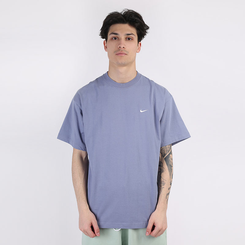 мужская синяя футболка Nike Nikelab NRG Tee CV0559-512 - цена, описание, фото 2